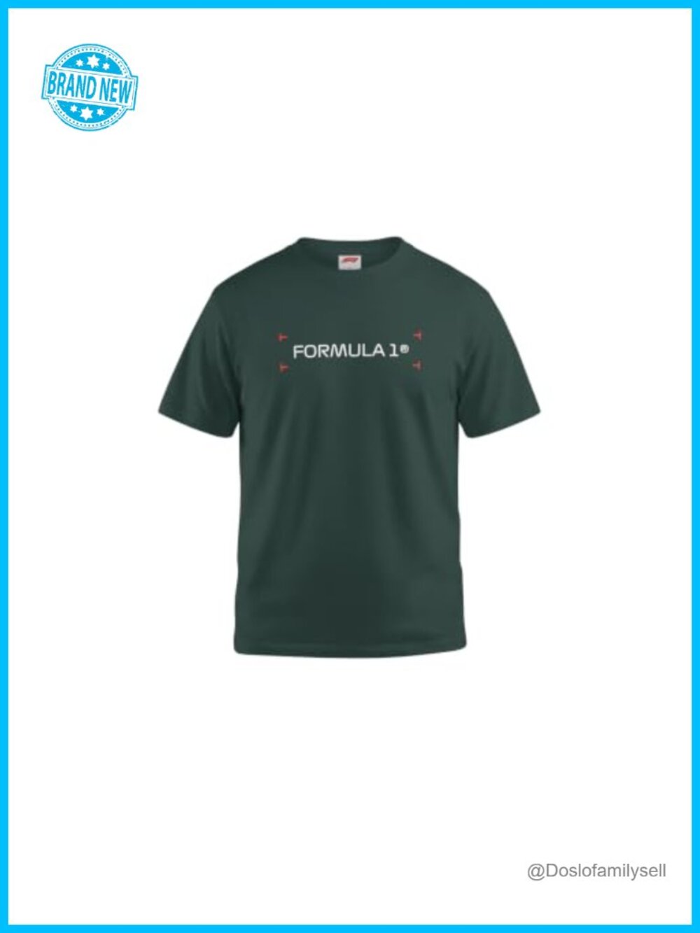 Men's F1 Pit Crew Graphic Tee Crew Neck Cotton Blend T-Shirt